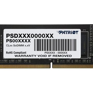 Patriot Signature Line 8Gb Ddr4 2666Mhz Single Rank Sodimm Notebook Memory