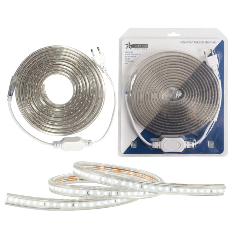 5M Cool WhiteÂ LED Blister Pack Strip Light