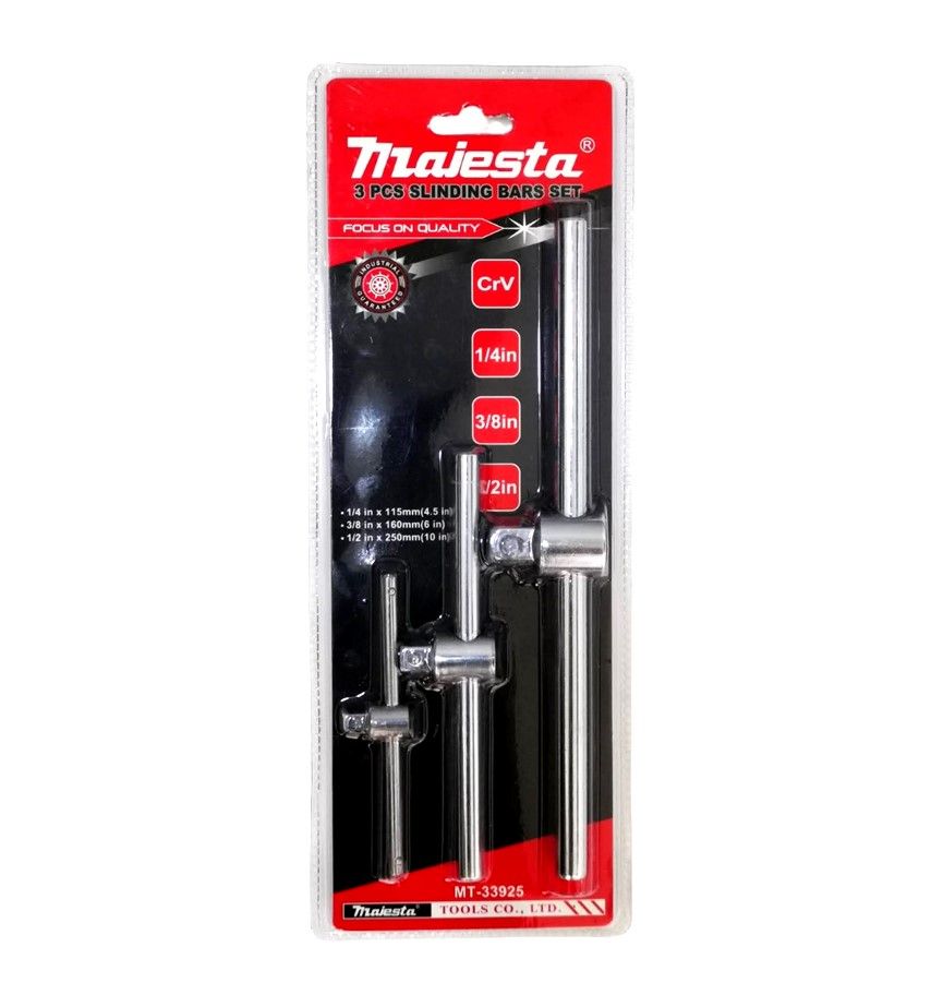 Majesta 3PCS Sliding T-Bar Set