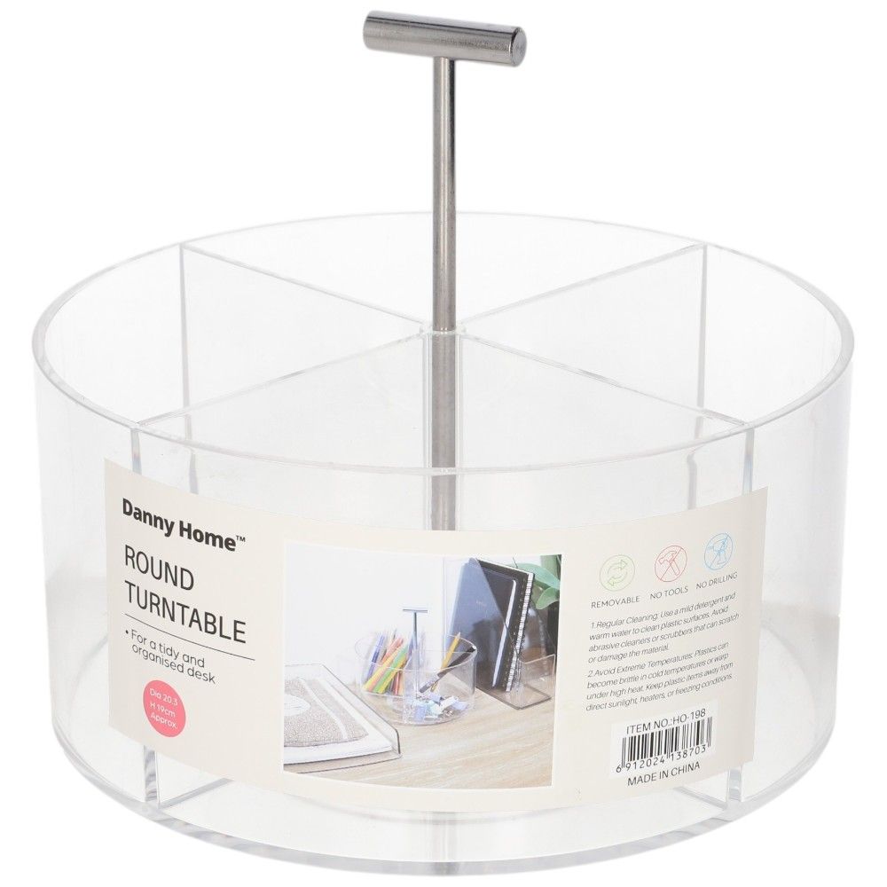 Danny Home 360 Rotating Mesh Desk Organizer 20.3cm
