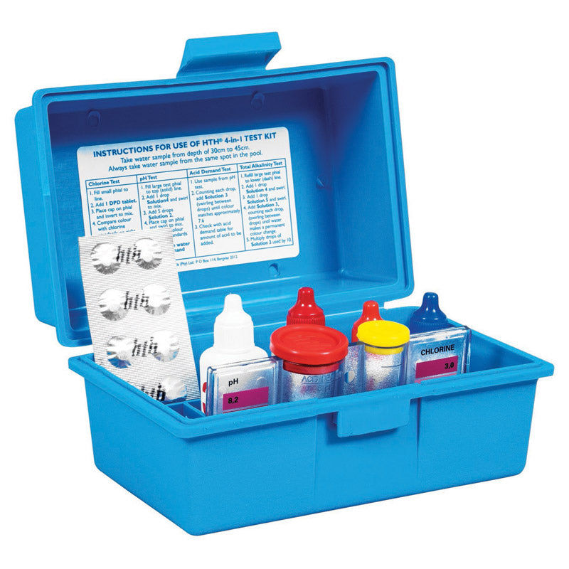 Hth Pool Test Kit 3 In 1