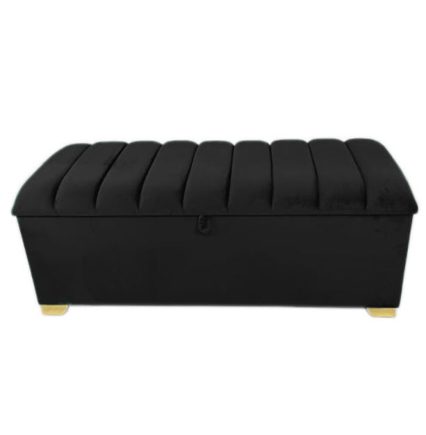 Spencer Storage Box Queen/Medium -Black
