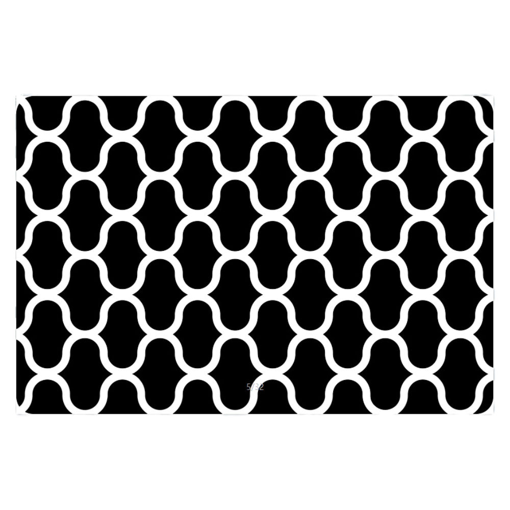 FlowEase- Black - Rectangle Bath Mat - 40*60cm