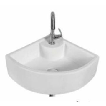 Counter top Ceramic Basin / table top Corner White - Cornia