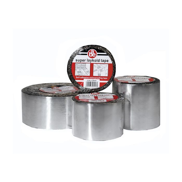 ABE - Super Waterproof Laykold Tape - 2.5m x 50mm - Bulk Pack of 8