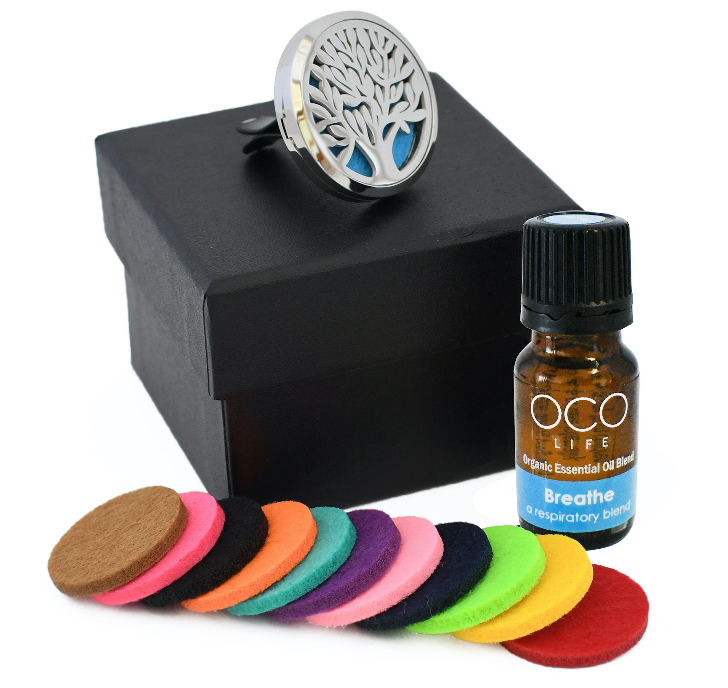 OCO Life Tree Of Life Car Vent Diffuser with Breathe Essential Oil