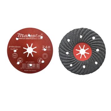Majesta Fibreflex Semi Flexible Surface Grinding Disc 180mm 24 Grit