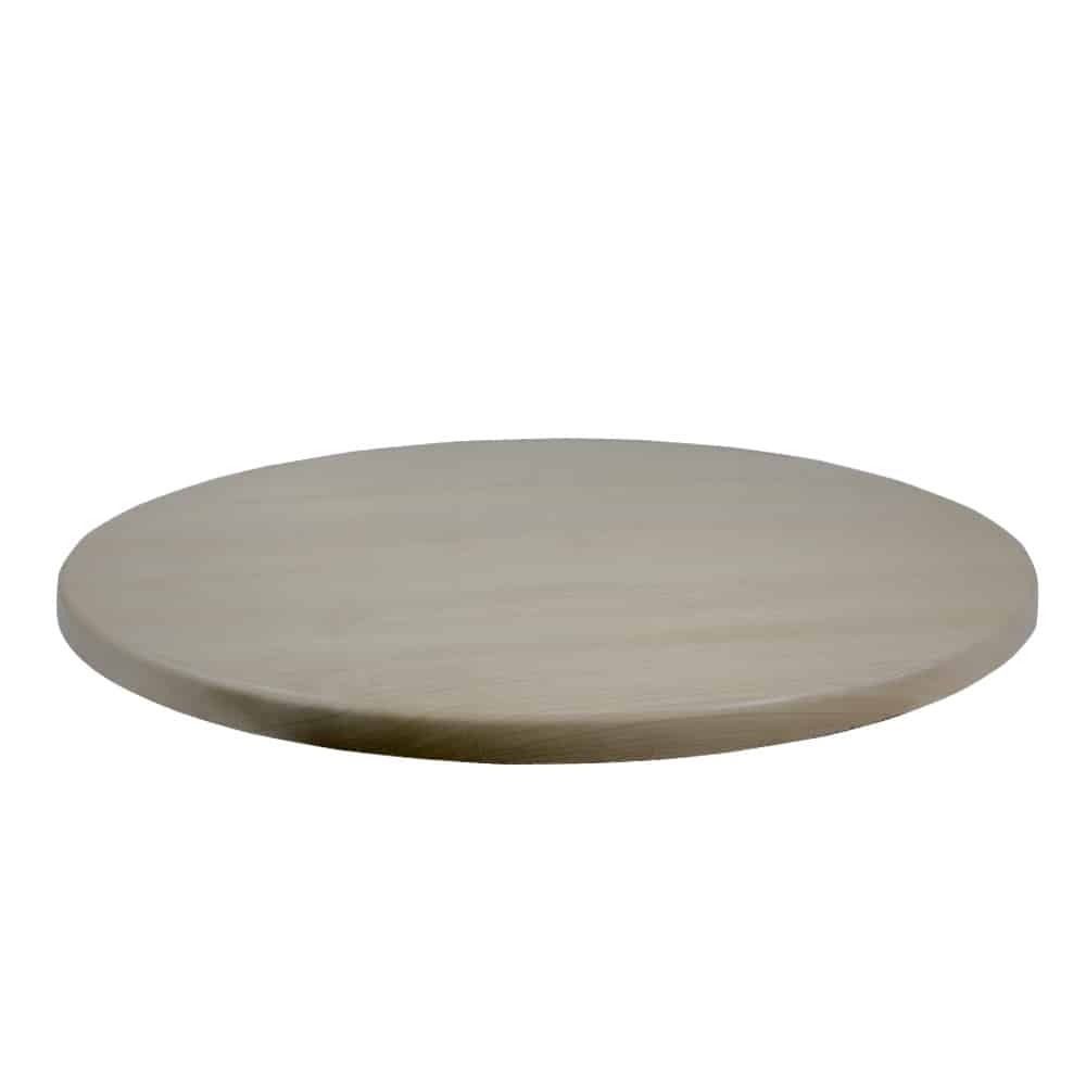 Vividitto - Fibreglass Round Cafe Table Top 80cm - Light Oak