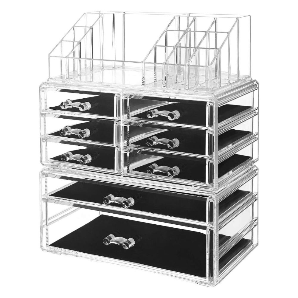 Songmics Cosmetic Make-Up Organiser, 3 Piece Set