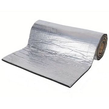 Premium Car Soundproofing Mat 200x50x0.5cm Silver