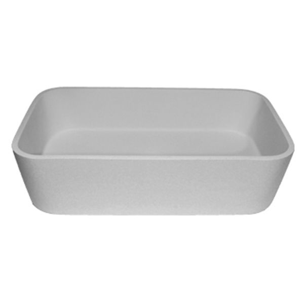 Modicum+ (Large) ThruColour Light Stone Counter Top Basin