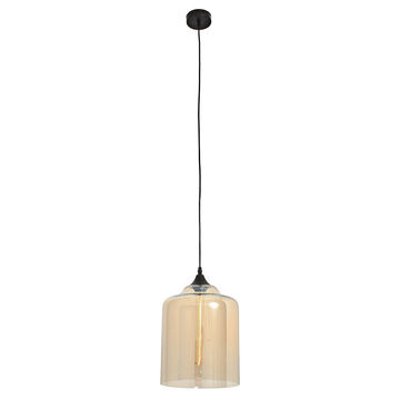 Elixir - 1 Light - Pendant - 245mm - Champagne Glass