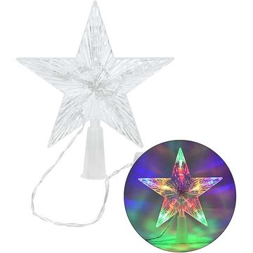 15cm Christmas Tree Top LED Star RGB - ZYF-D104