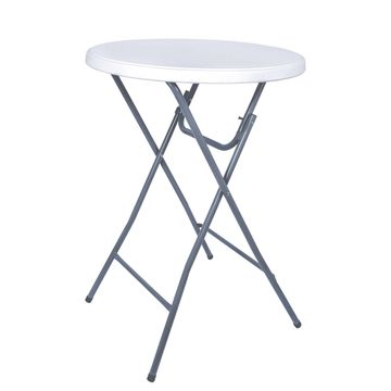 80 CM PORTABLE HIGH-TOP FOLDING COCKTAIL TABLE