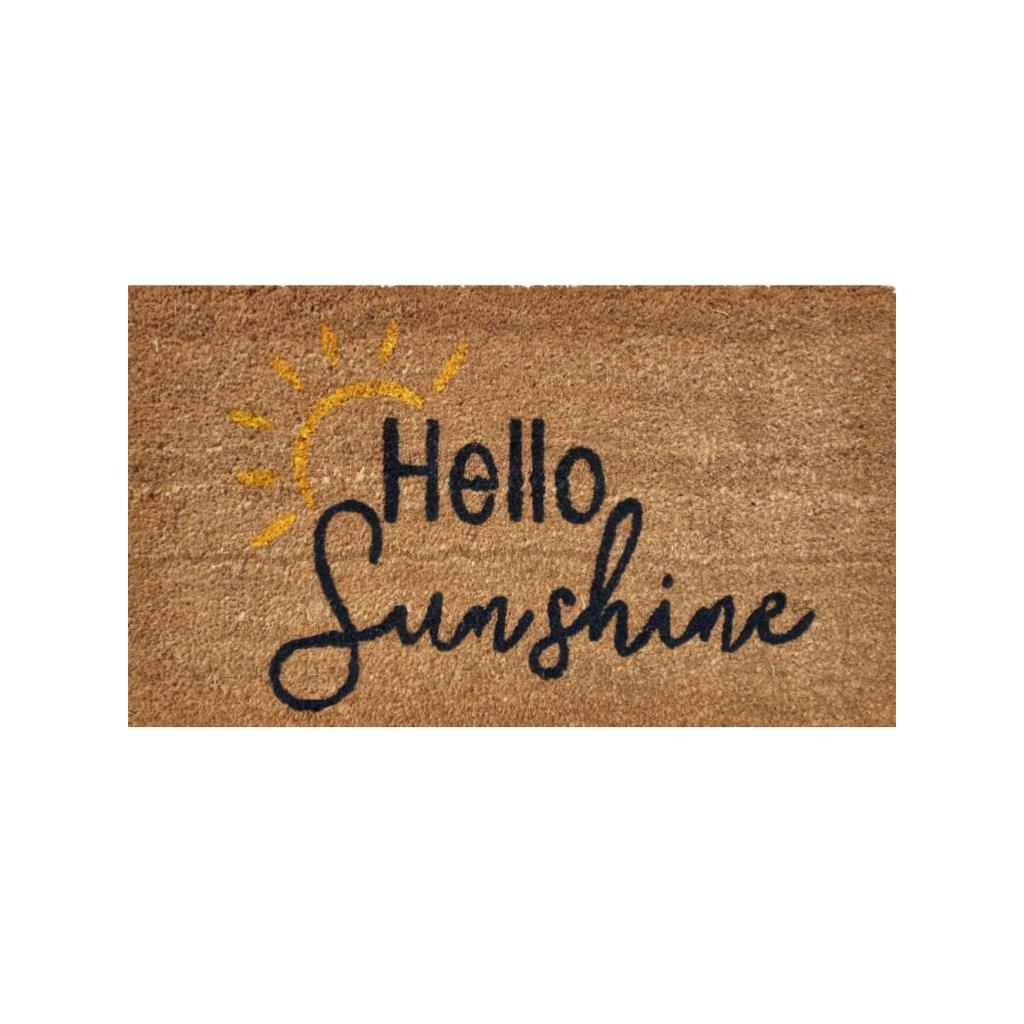 Matnifique Coir Design Doormat - Sunshine 700 x 400 x 14mm