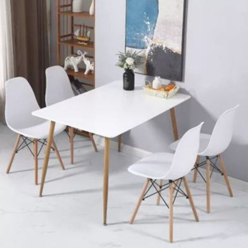 Apollo Table and Chairs-White