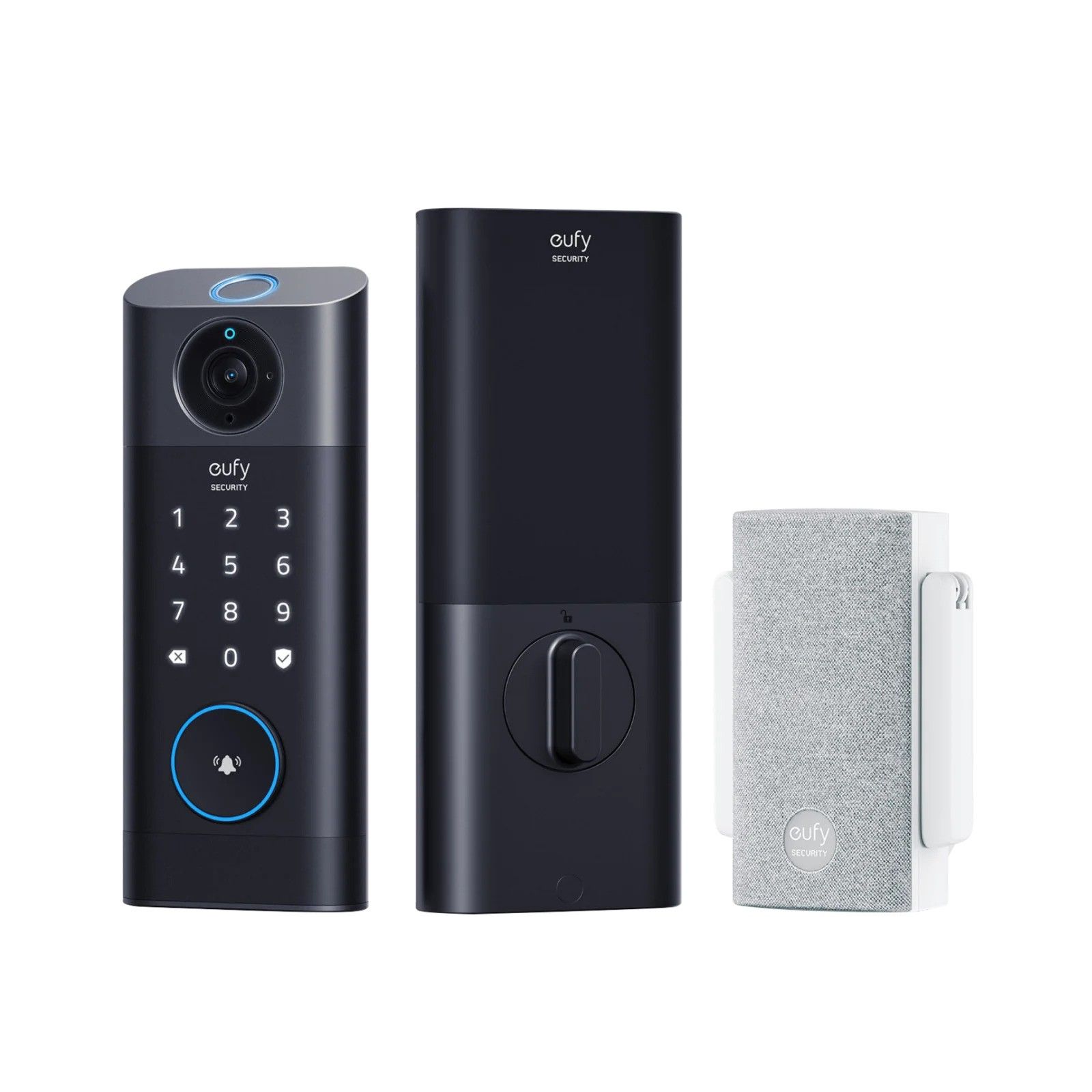 Eufy S330 3-in-1 Video Smart Lock - Black (E8530KY1)
