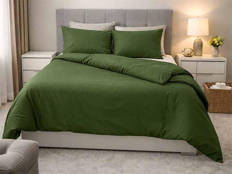 Everyday Collection Duvet Cover Set - Plain - 90GSM- (1Set) Epsom - Single