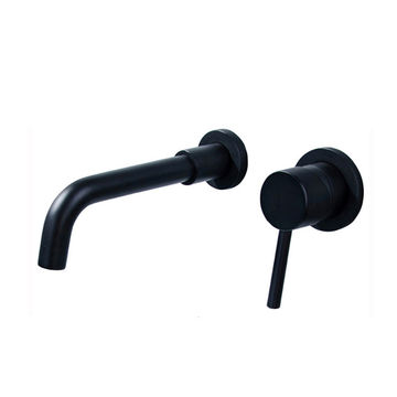 BTB008- Blackened brass wall mounted mixer