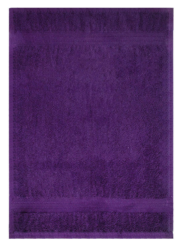 Recycled Yarn - Ocean's 380GSM - Guest Towels - Violet (01 Piece Pack)
