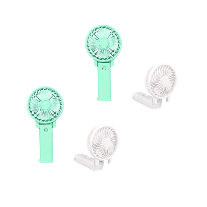 FAN MINI 19cm WITH TILT HEAD asstd - 2pack