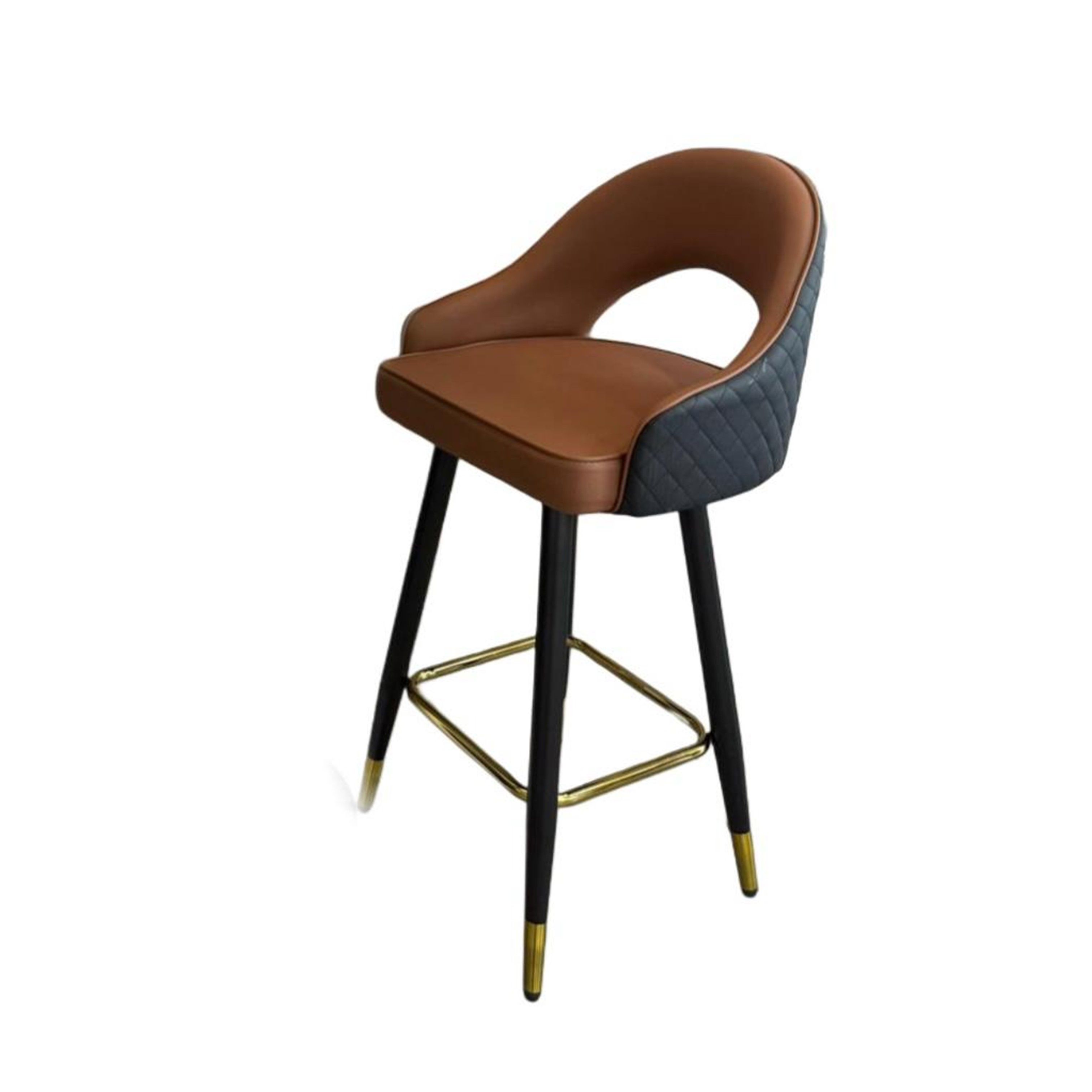 Madiega Furniture - Modern Barstool Set - Brown