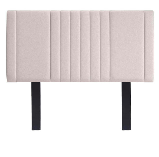 Darla Panel Headboard Double -Coco Off White