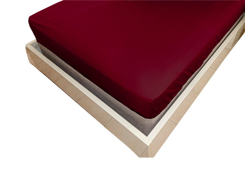Simply Sleep - Everyday Collection Fitted Sheet - 90GSM - Pomegranate - Queen (30Pc Pack)