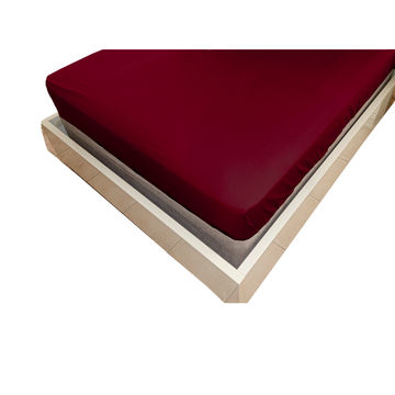 Simply Sleep - Everyday Collection Fitted Sheet - 90GSM - Pomegranate - Queen (30Pc Pack)
