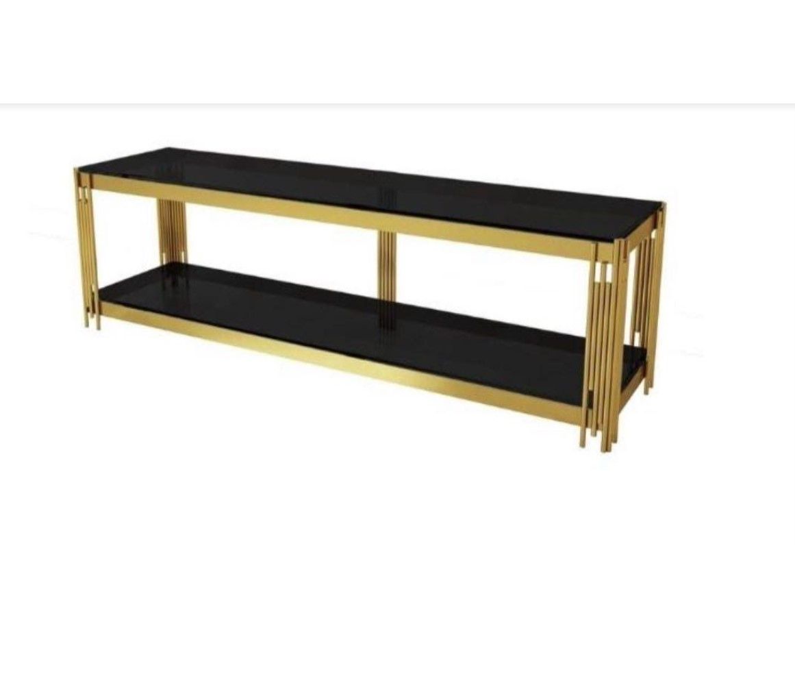 ASHER Goldrush tv stand- gold