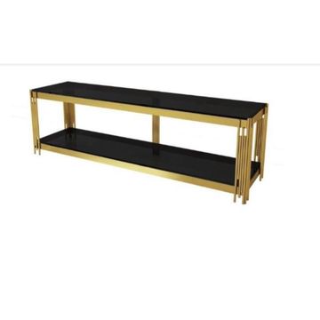 ASHER Goldrush tv stand- gold