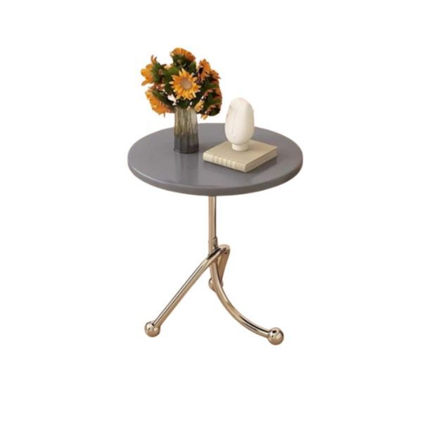 Small Side Table for Sofa,Modern Style Accent End Table with Twisted Metal Legs
