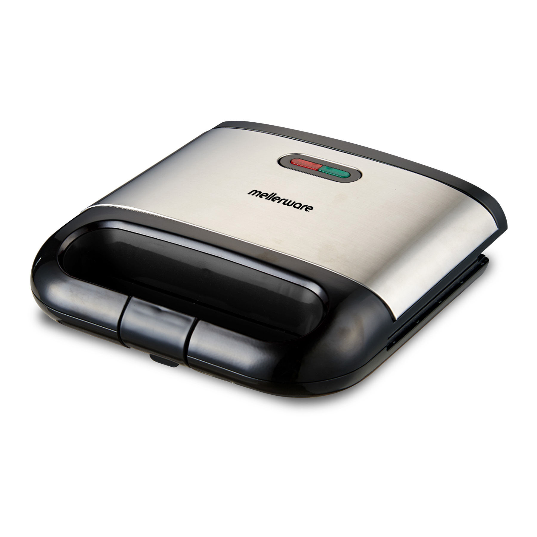 Mellerware Sandwich Maker 2 Slice Non-Stick Black & Stainless Steel 800W 
