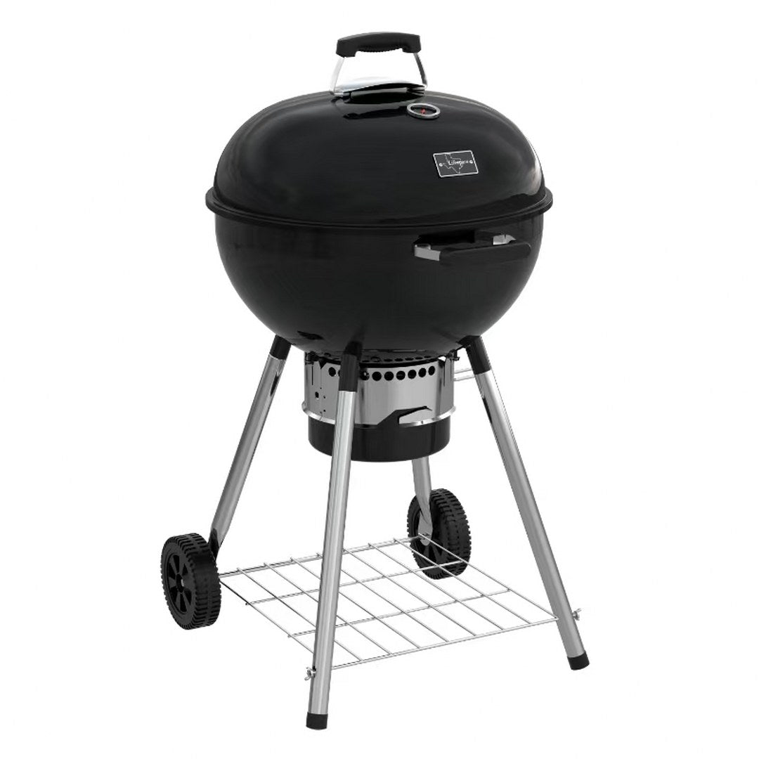 Lifespace 57cm Premium Charcoal Kettle Braai & Grill - thicker walls for better heat retention