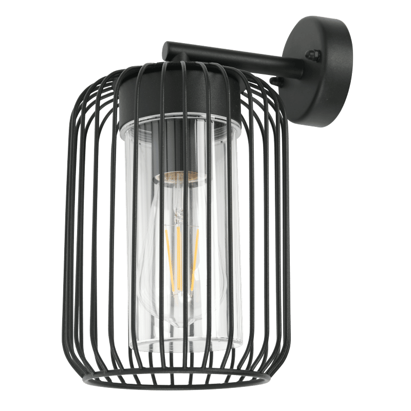 Koda Black Outdoor Wall Light