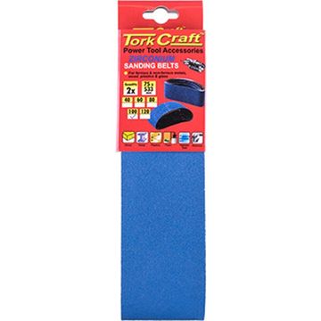 Sanding Belt Zirconium 75 X 533Mm 100Grit 2/Pack