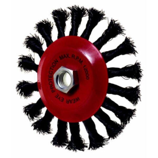 Tw.Wire Con. Wheel Brush 100Mm