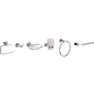 6PC BATHROOM SET - CHROME