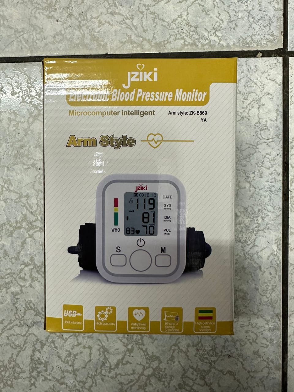 Manual blood pressure monitor