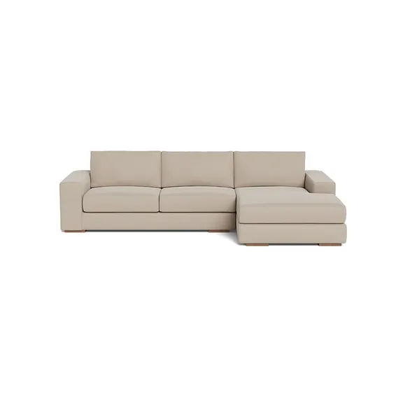 Cream L-Shaped Sofa