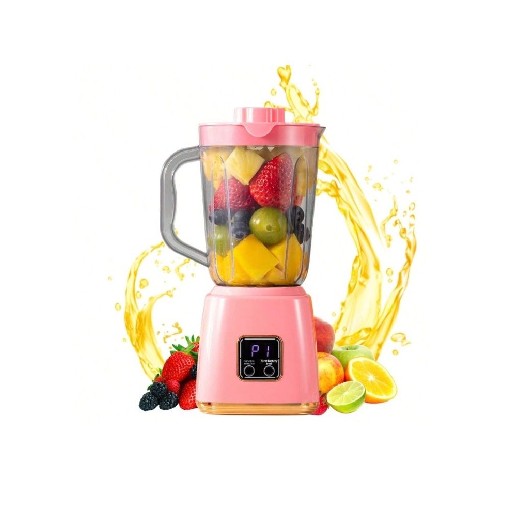 Portable USB-rechargeable Juicer Blender Pink