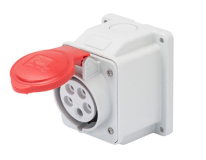 16A 3P+E 400V Surf. Soc. Outlet IP44 6H