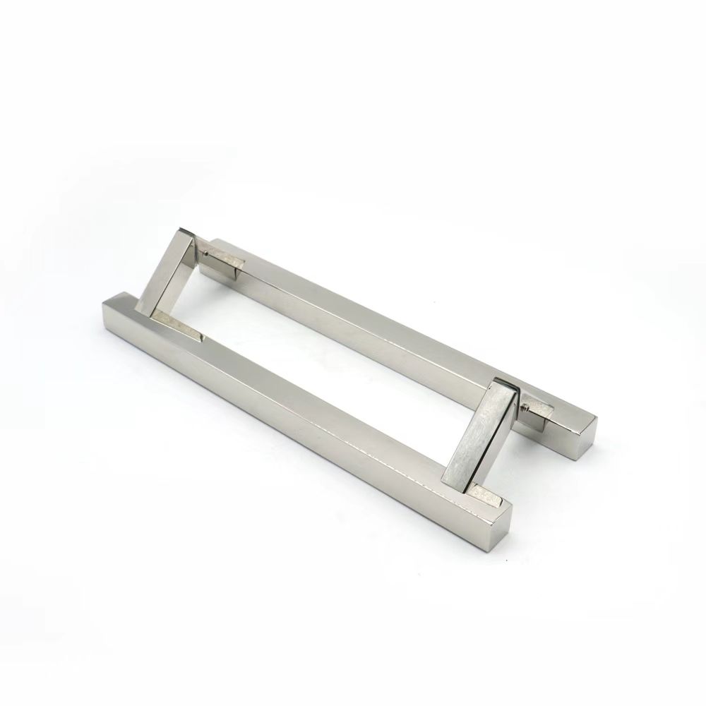 ROCKER DOOR HANDLE STRAIGHT 250X250X375MM - MATT BLACK