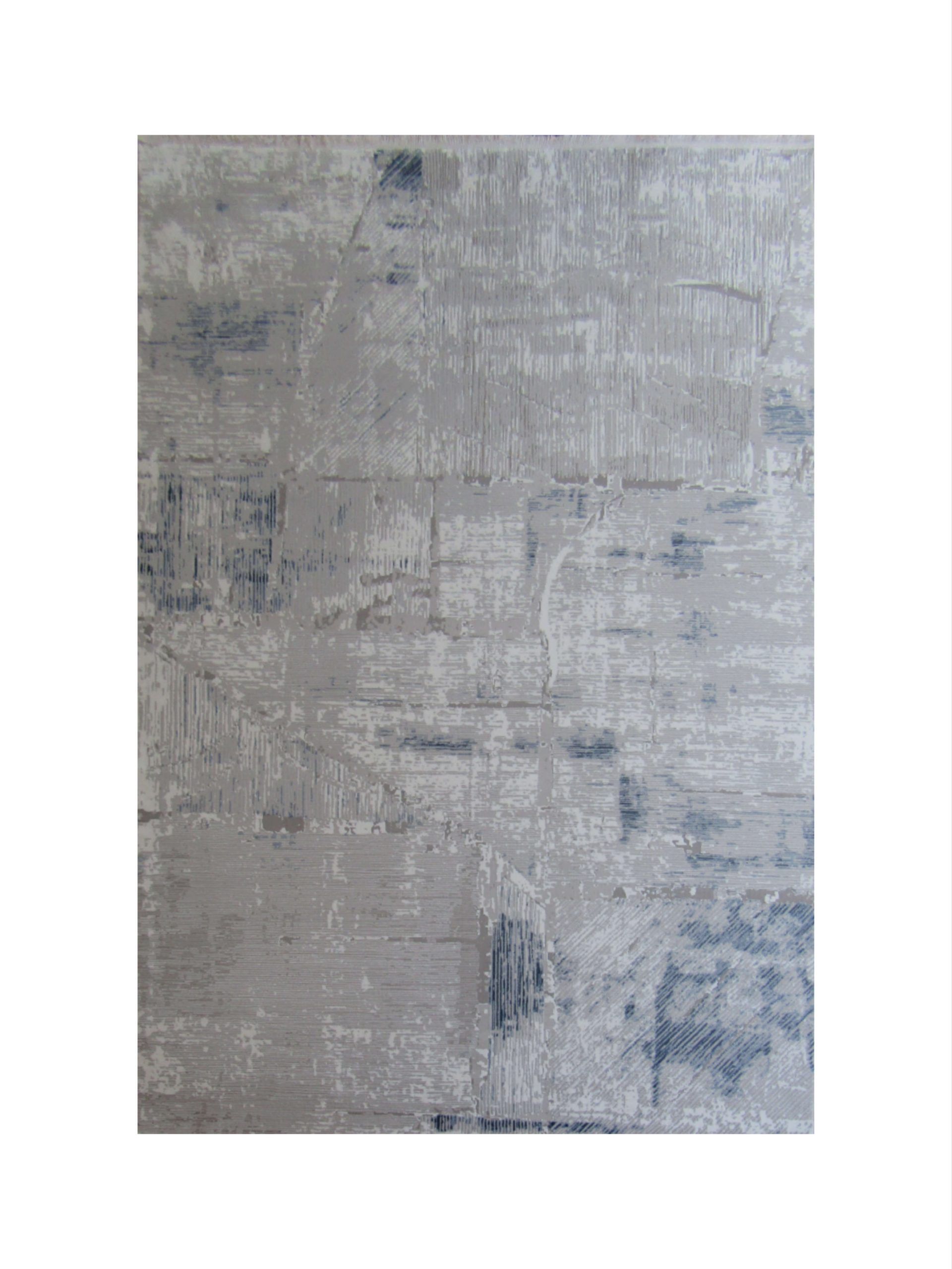 BK Carpets & Rugs -  Modern Contemporary Premium  Rug –  2m x 2,9m -  Grey , Blue & White
