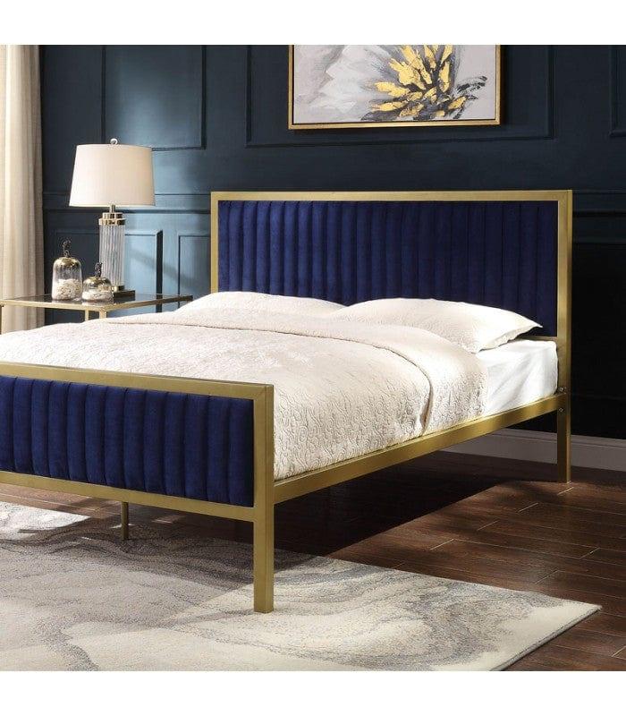 Figure it out Metal Gold Bed Base - Kingsize