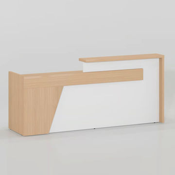 GOF Furniture - Stream 2 Reception Counter, Oak