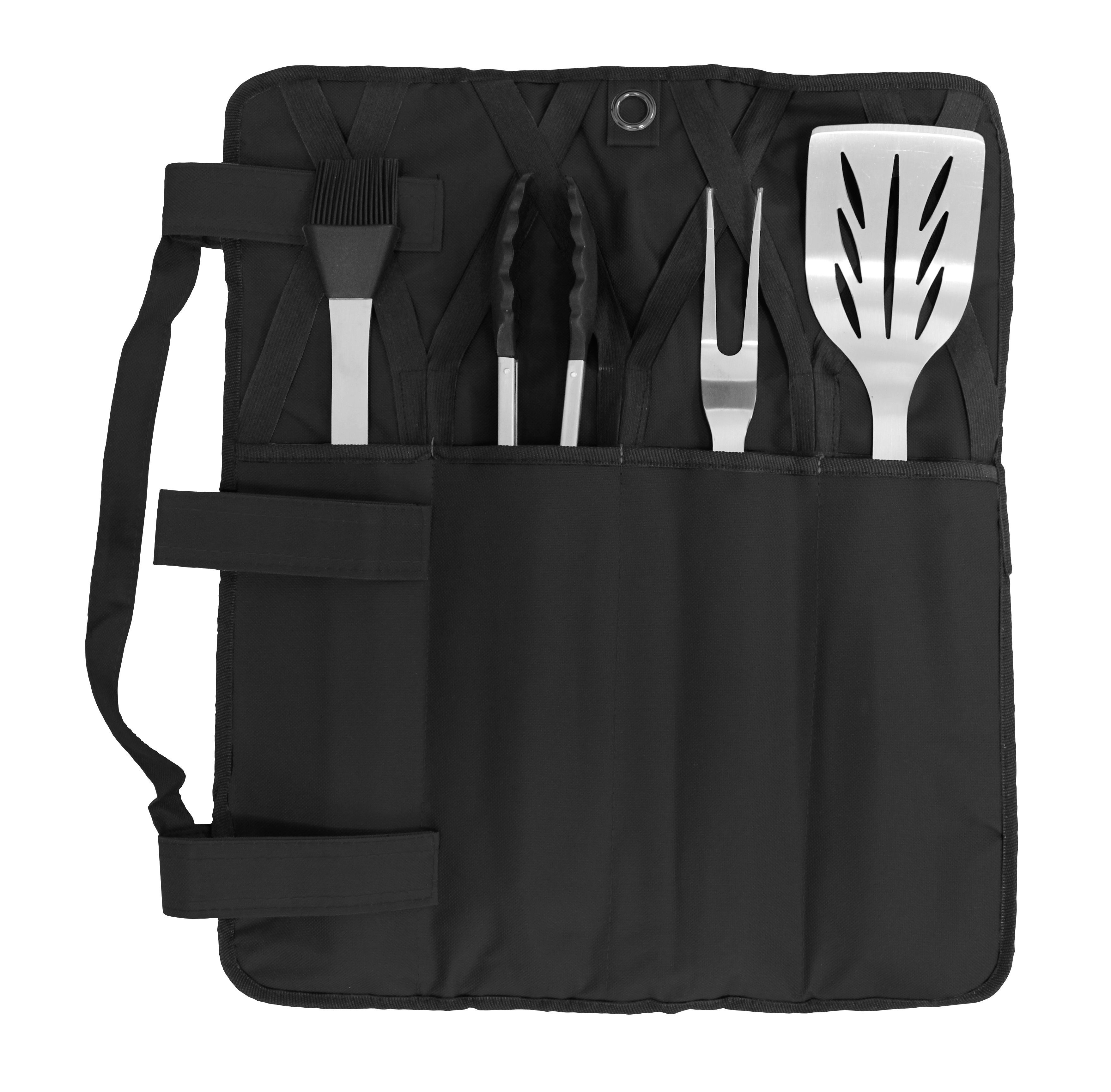 Alva-5Pc Roll Up BBQ Tool Set