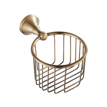 TTB036- BRASS SPARE TOILET ROLL HOLDER