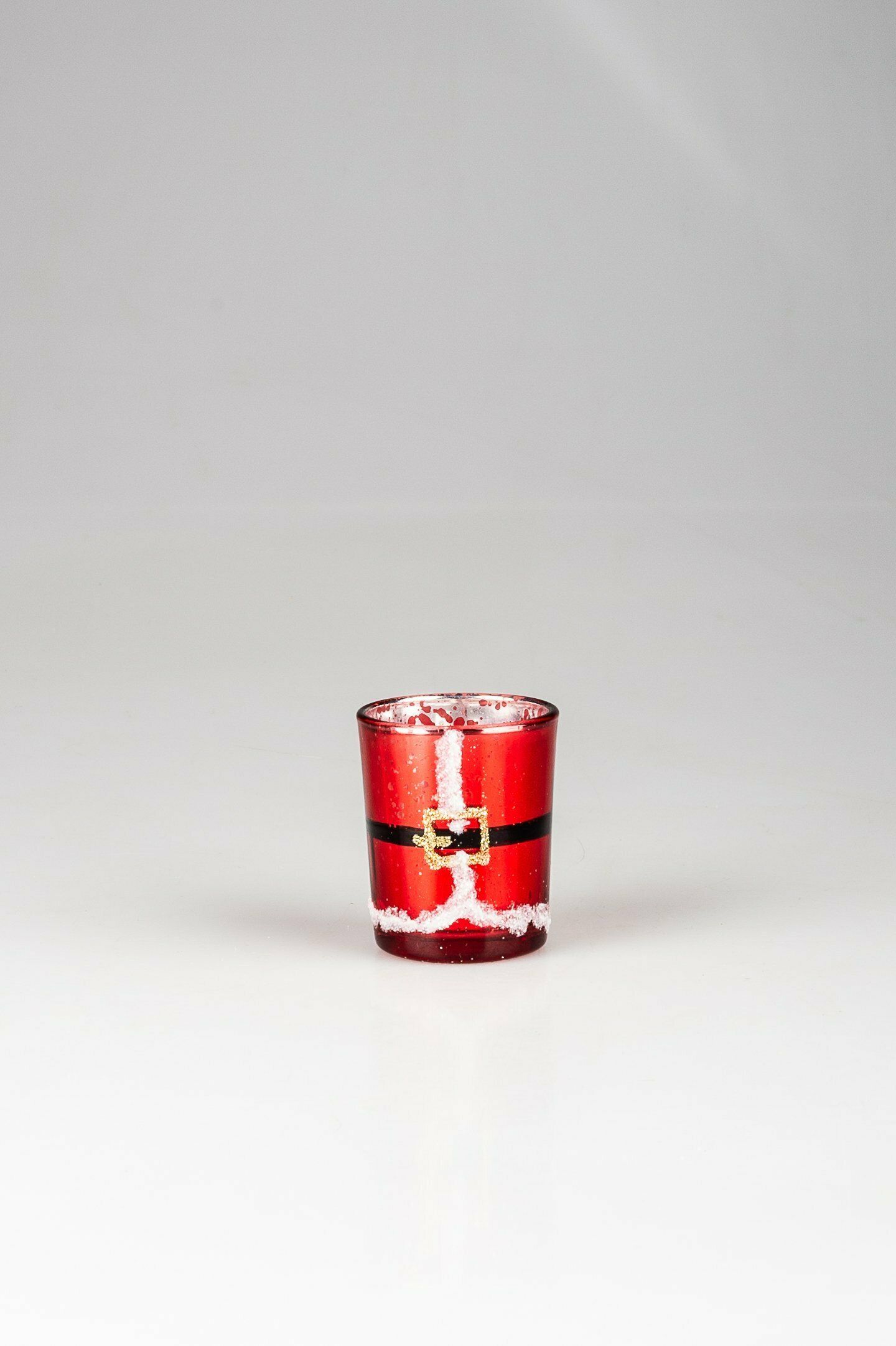 XMAS CYLINDER VASE 8CMX9CM