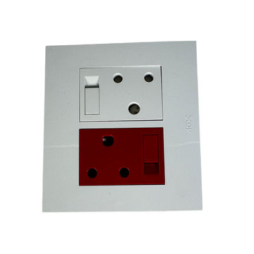ACDC - Orion 3-Pin Double Dedicated Switched Socket With Red Indicators